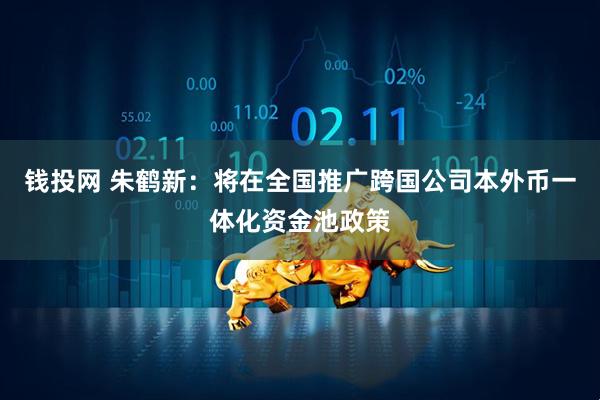 钱投网 朱鹤新：将在全国推广跨国公司本外币一体化资金池政策