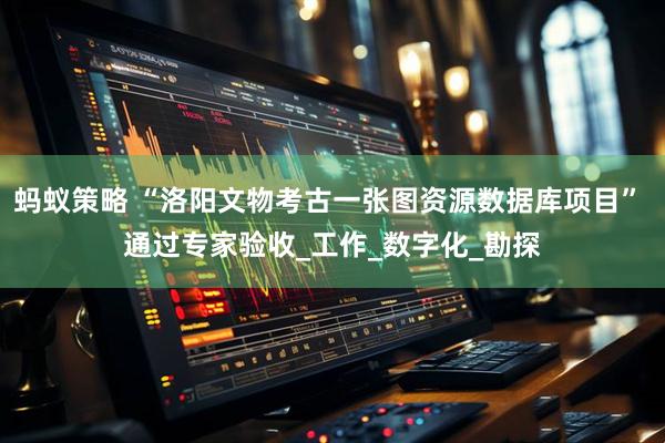 蚂蚁策略 “洛阳文物考古一张图资源数据库项目” 通过专家验收_工作_数字化_勘探