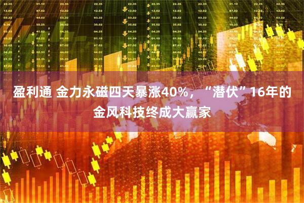 盈利通 金力永磁四天暴涨40%，“潜伏”16年的金风科技终成大赢家