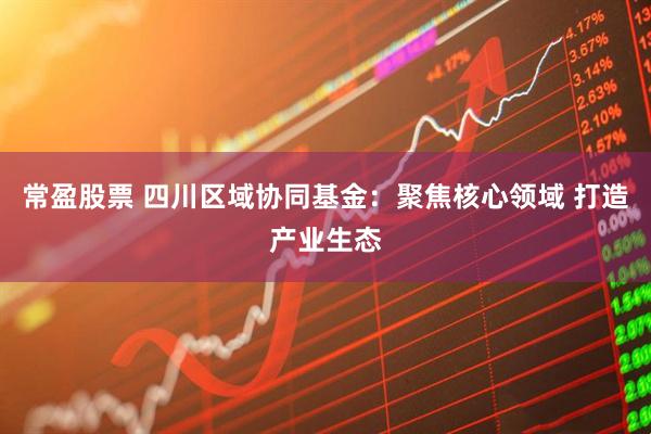 常盈股票 四川区域协同基金：聚焦核心领域 打造产业生态