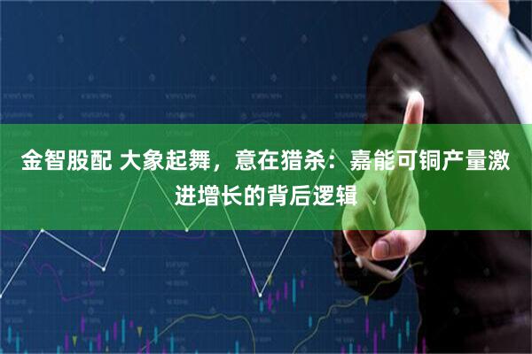 金智股配 大象起舞，意在猎杀：嘉能可铜产量激进增长的背后逻辑