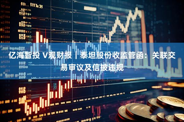 亿海智投 V观财报｜泰坦股份收监管函：关联交易审议及信披违规
